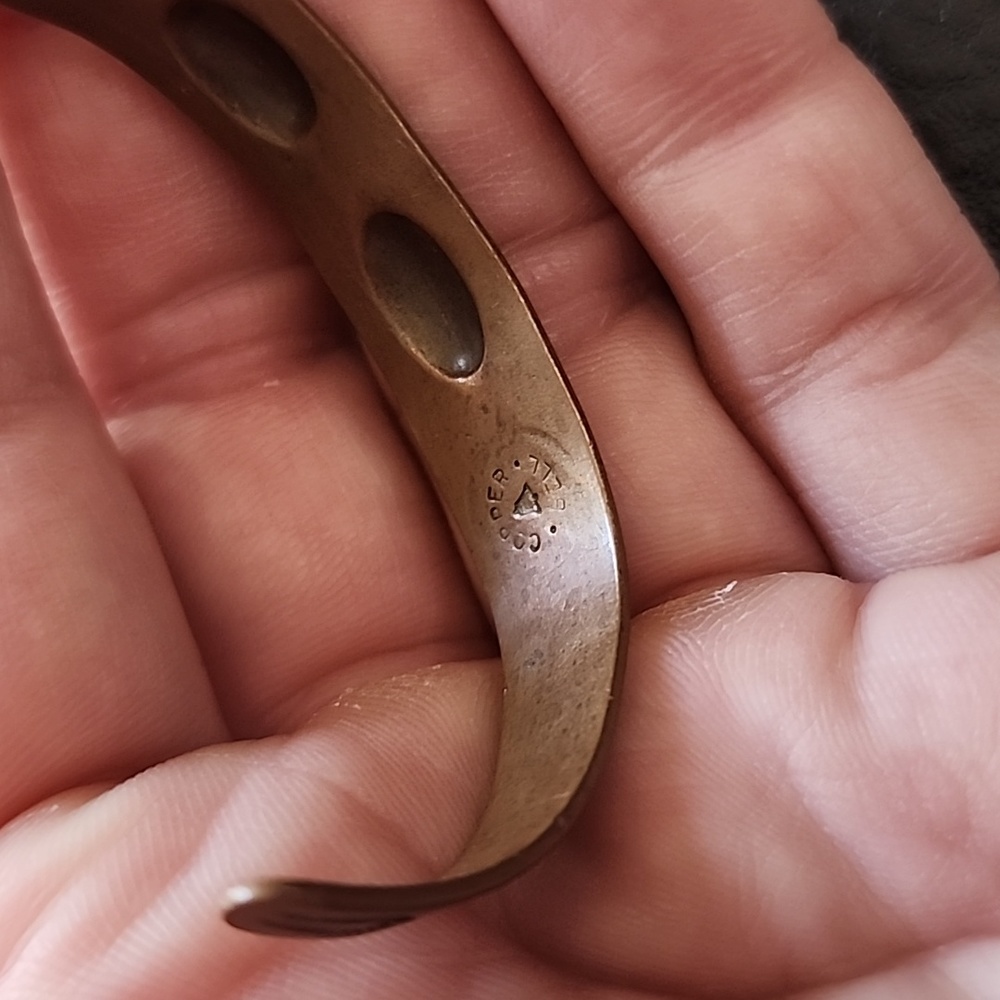 VTG Bell copper bracelet - Picture 7 of 8